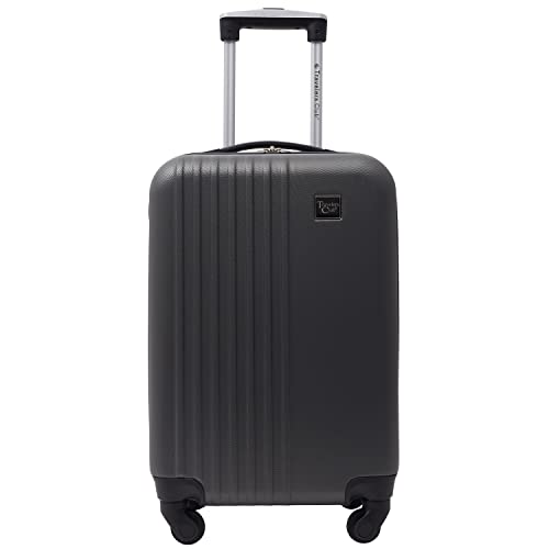 Travelers Club Cosmo Hardside Spinner Luggage, Navy Blue, Carry-On 20-Inch