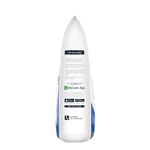 Scotts Turf Builder Grass Seed Sun & Shade Mix with Fertilizer and Soil Improver, Thrives in Many Conditions, 5.6 lbs.