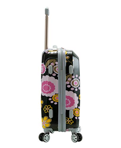 Rockland Vision Hardside Spinner Wheel Luggage, Pucci, Carry-On 20-Inch