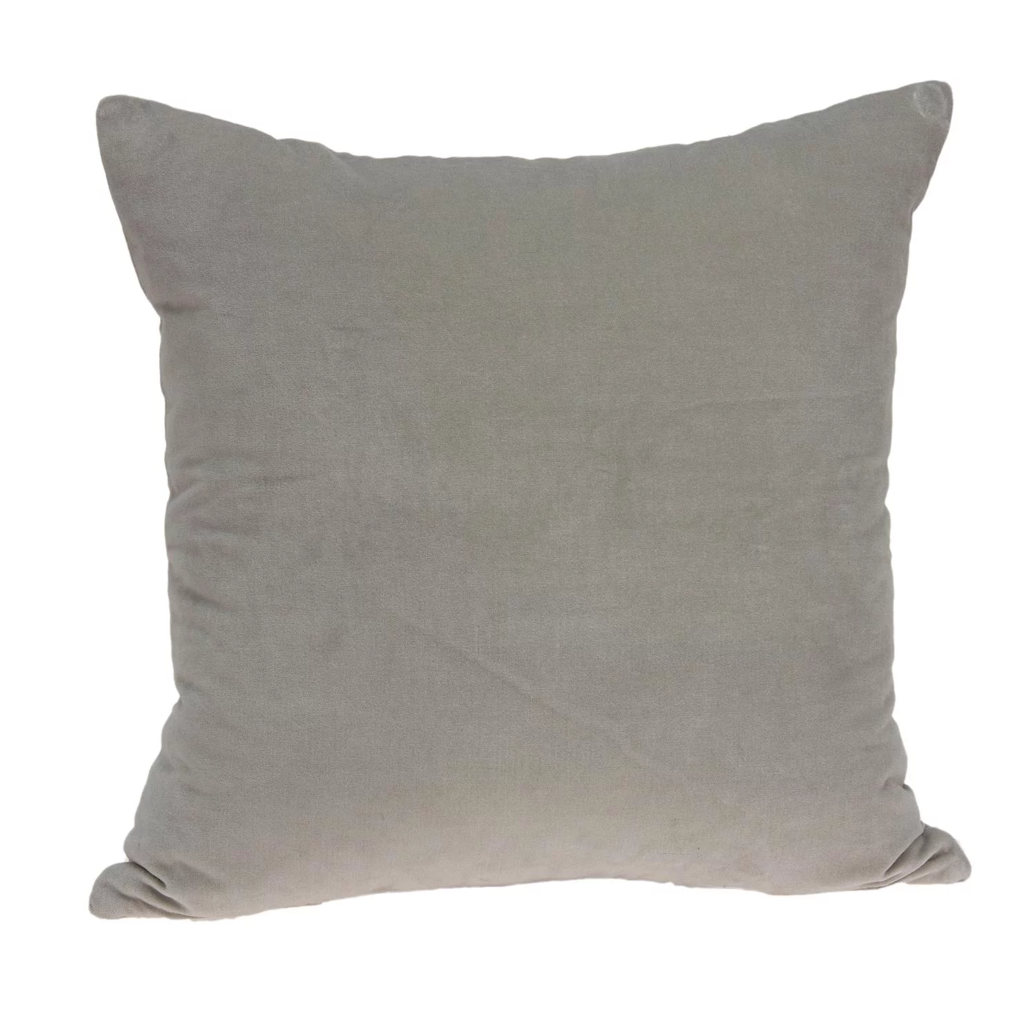 Parkland Collection Emma Grey Solid Throw Pillow