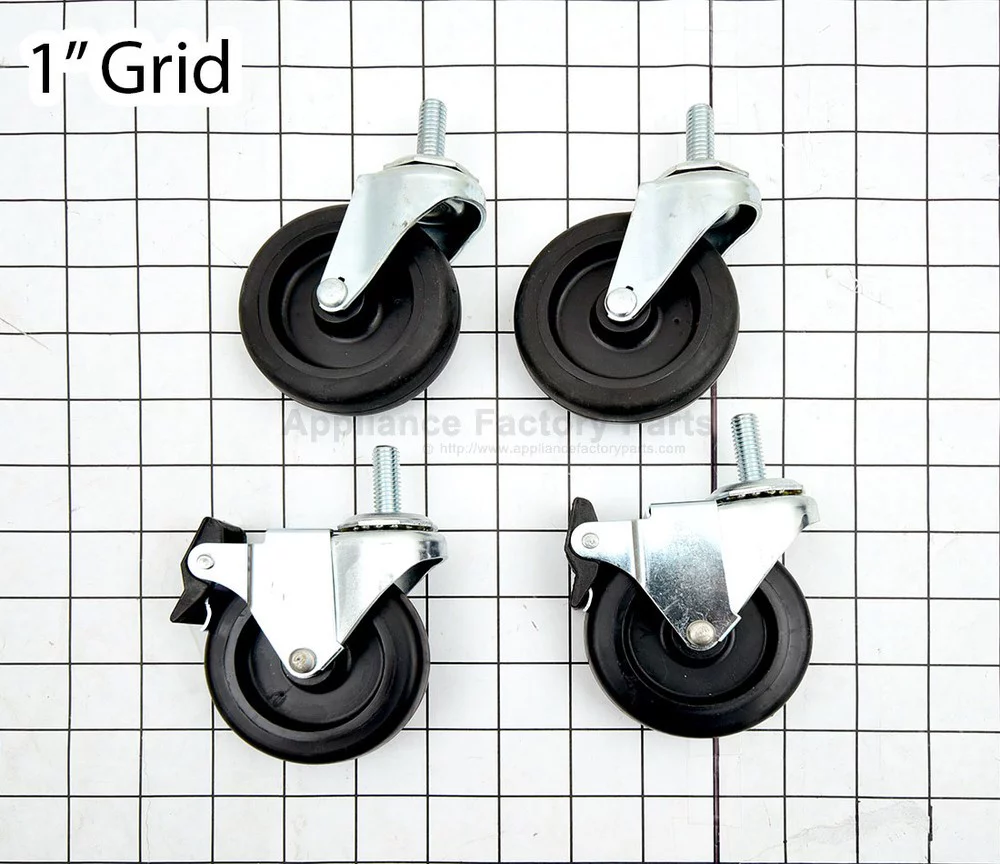 Big Green Egg Set of 2 casters for Medium Egg 120410