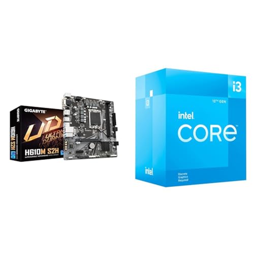 GIGABYTE H610M S2H (H610/ Intel/LGA 1700/ Micro ATX/ DDR5/ Single M.2/ PCIe 4.0/ USB 3.2 Gen1/ Realtek GbE LAN/Motherboard)