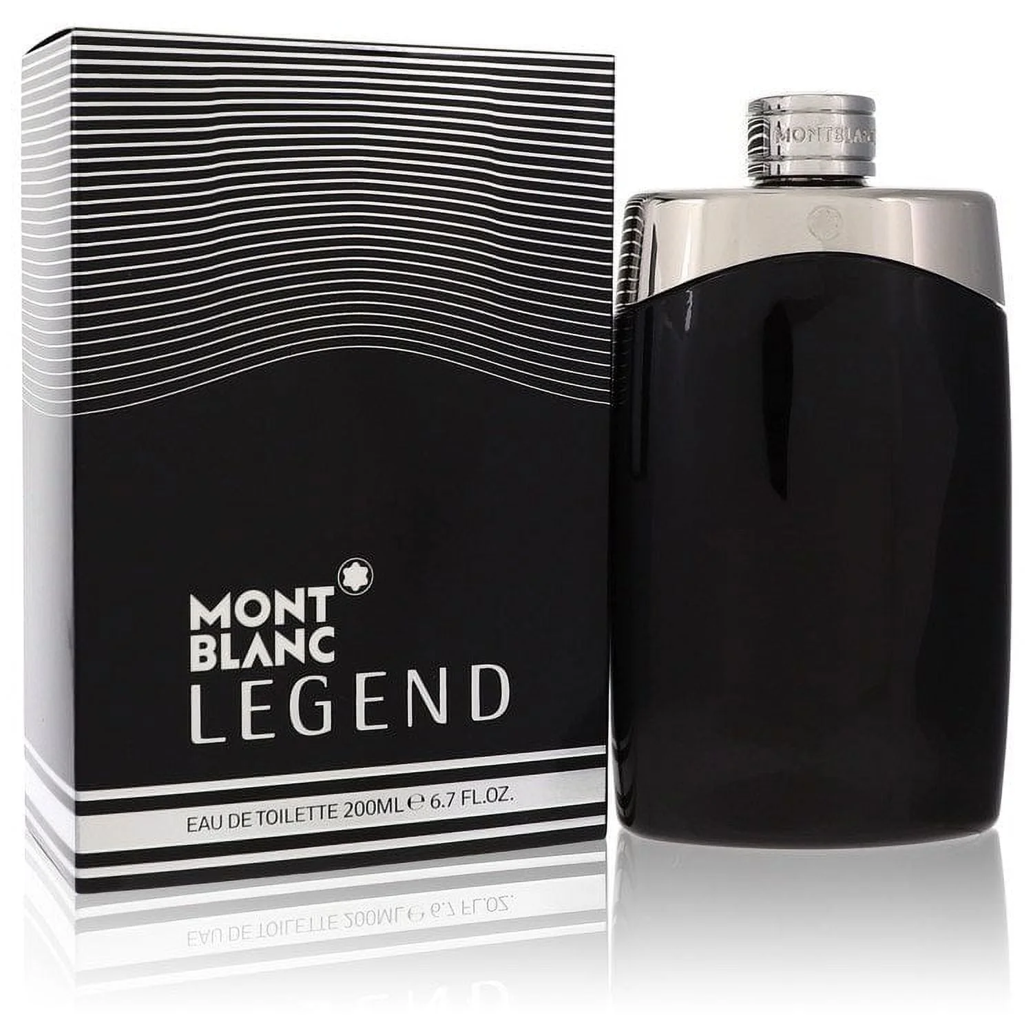 MontBlanc Legend by Mont Blanc Eau De Toilette Spray 6.7 oz Pack of 4