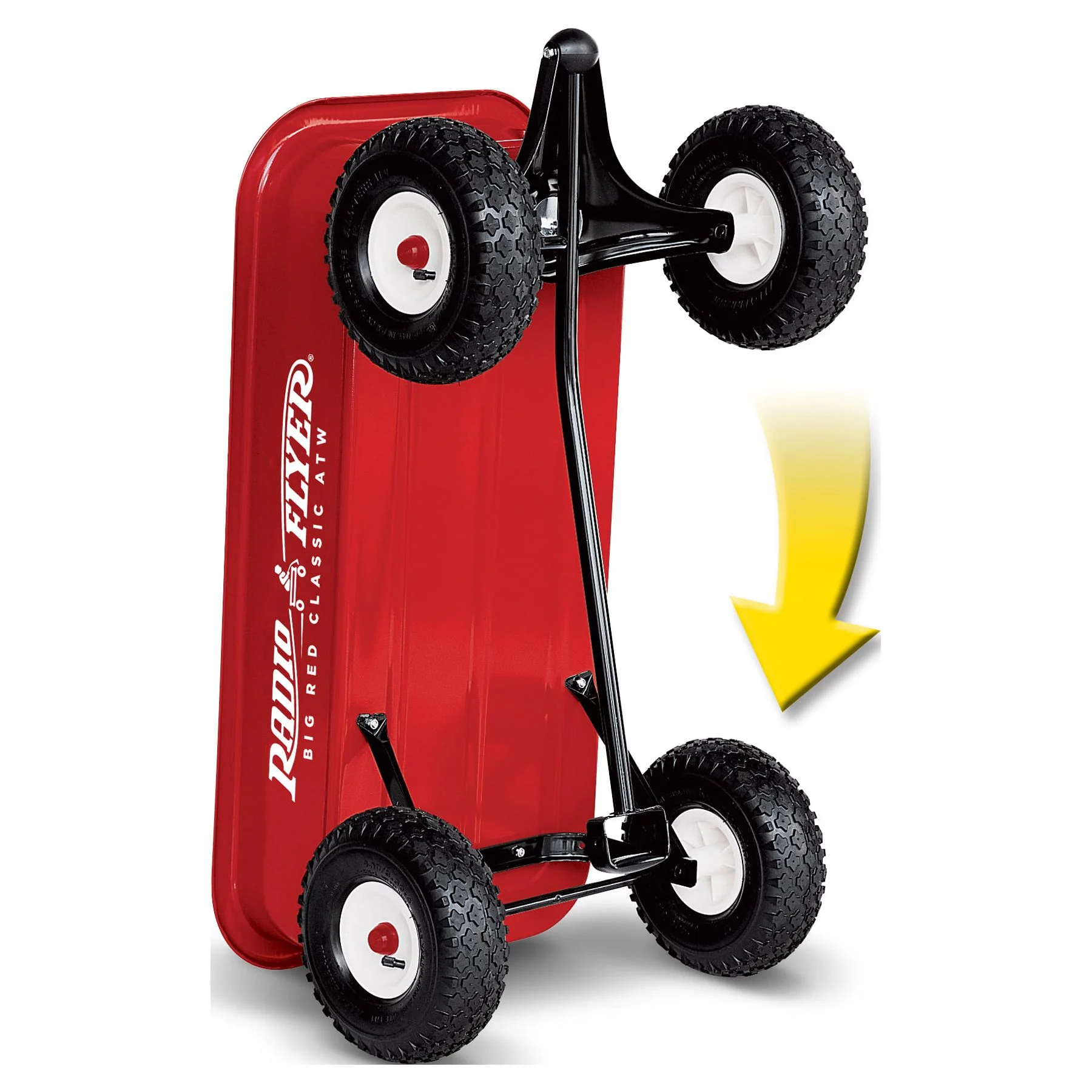 Radio Flyer, Big Red Classic ATW Wagon, All-Terrain Air Tires, Red