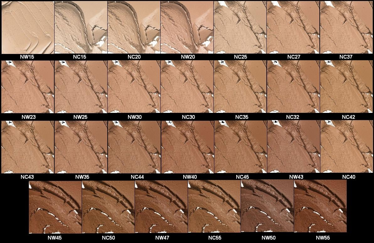 MAC COSMETICS STUDIO TECH FOUNDATION 0.35 OZ NC45 MAC COSMETICS/STUDIO TECH FOUNDATION NC45 0.35 OZ