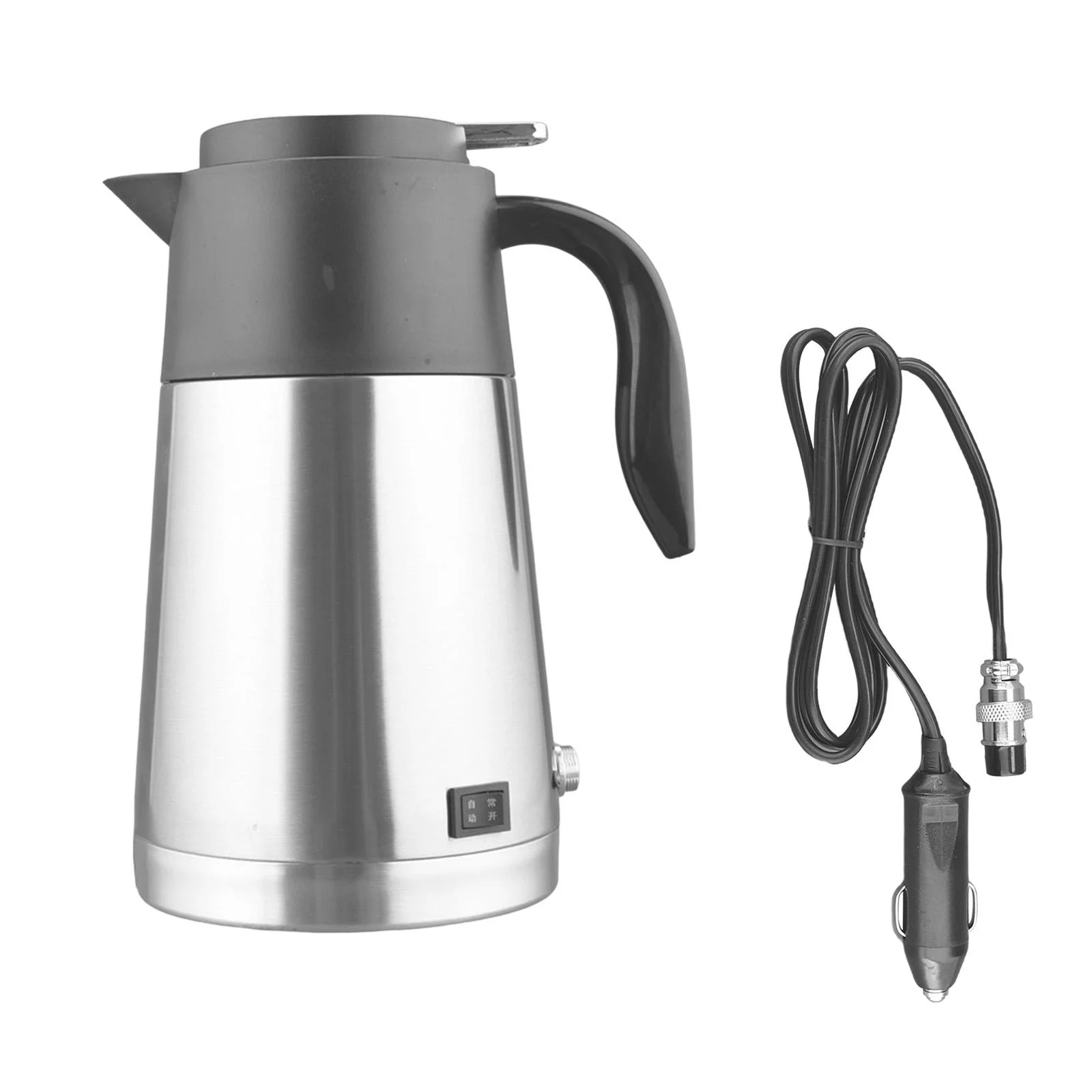 1300ml Large Capacity Electric Travel Kettle, Heated Water Tea Coffee Kettle Tea 24V