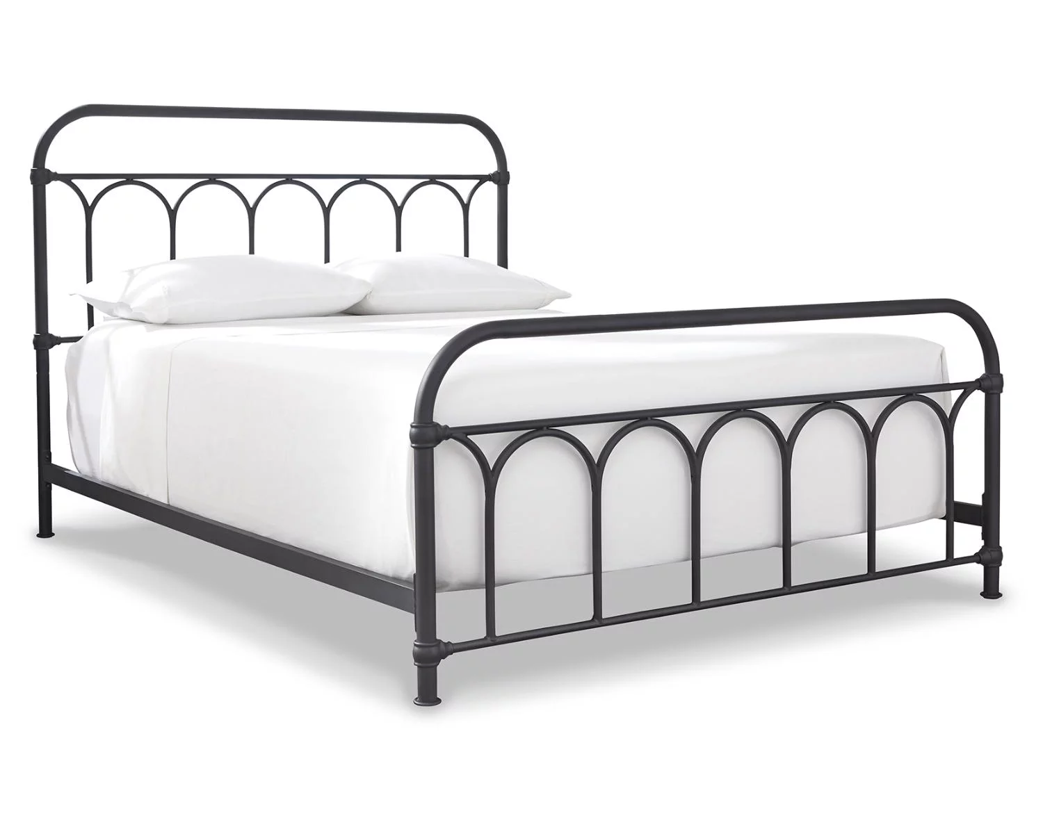 Signature Design by Ashley Casual Nashburg Queen Metal Bed  Black