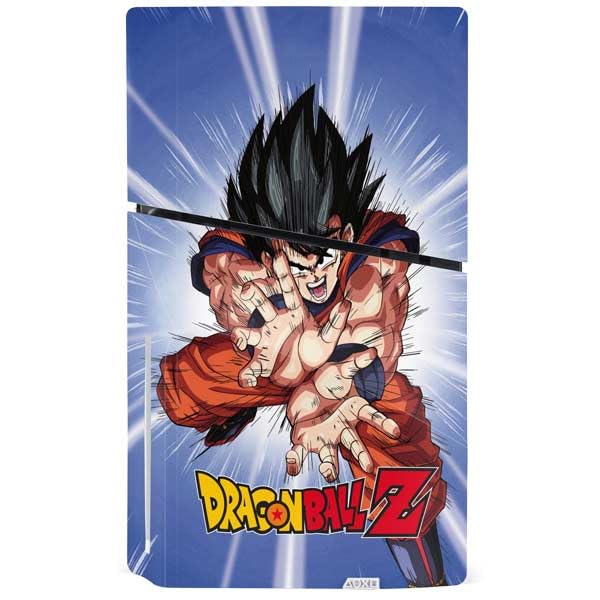 Skinit Decal Gaming Skin Compatible with PS5 Slim Disk Console - Officially Licensed Dragon Ball Z Goku Iconic Kanji Symbol Design