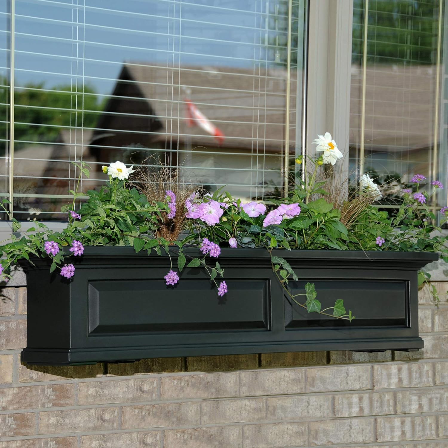 Mayne Nantucket 4ft Window Box - Black (4831-B)
