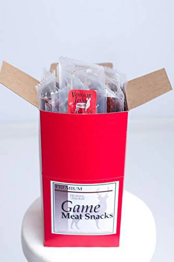 Venison Jerky 30- one ounce sticks/box