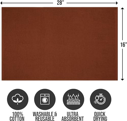 Softolle 100% Cotton Ring Spun Salon Towels – Bulk Pack of Hand Towels – Not Bleach Proof 16x27 Inches White Towels – Used As Spa Towels, Hair Towel, Facial Towels, Gym Towel & Hand Towel