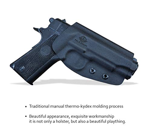 1911 Holster OWB Kydex Holster Fits: Colt Commander 1911 .45 / 9mm / 4.25