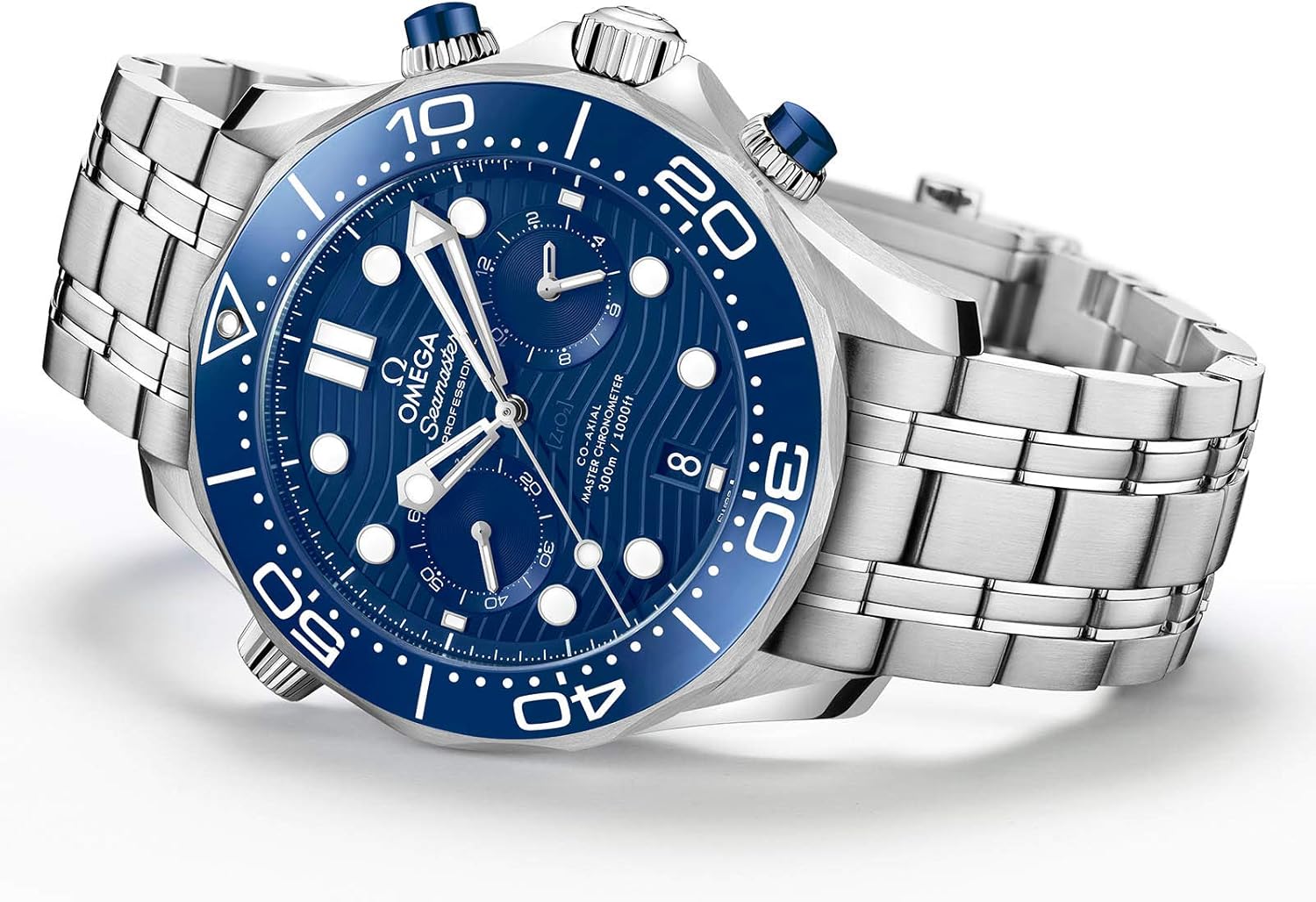 Omega Diver 300M Co‑Axial Master Chronometer Chronograph 44mm Watch 210.30.44.51.03.001