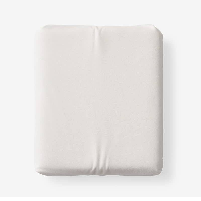 Legends Luxury Velvet Flannel Deep Pocket Fitted Sheet - Cream - Ivory, Size California King, Cotton Flannel | The Company Store