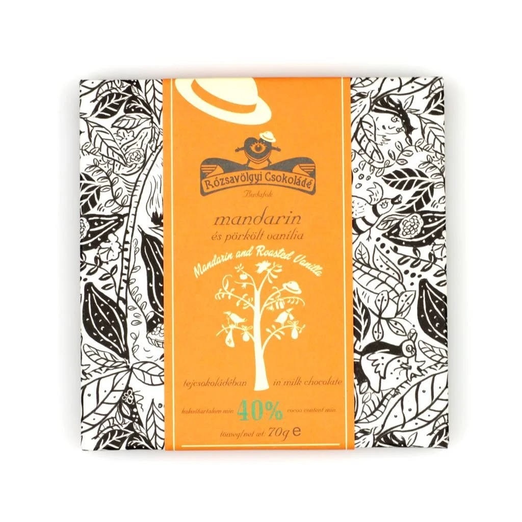 Milk Chocolate W/ Mandarin 40%, 70G
