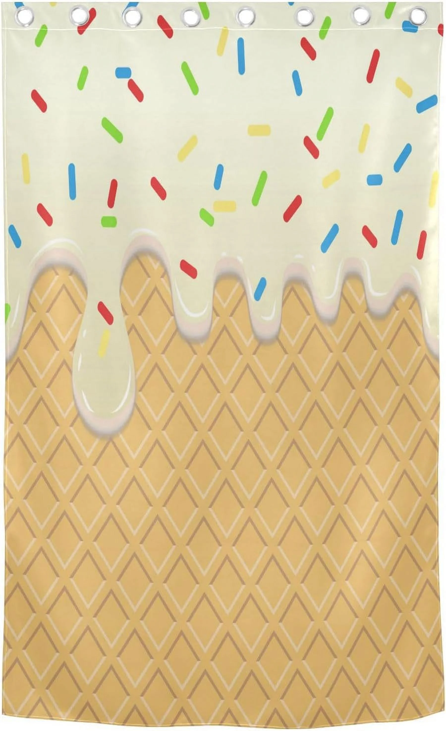 Hyjoy Flowing Ice Cream Blackout Curtains 84x42in,Thermal Insulated Room Darkening Curtains Window Curtain Panels for Bedroom Bath Living Room122