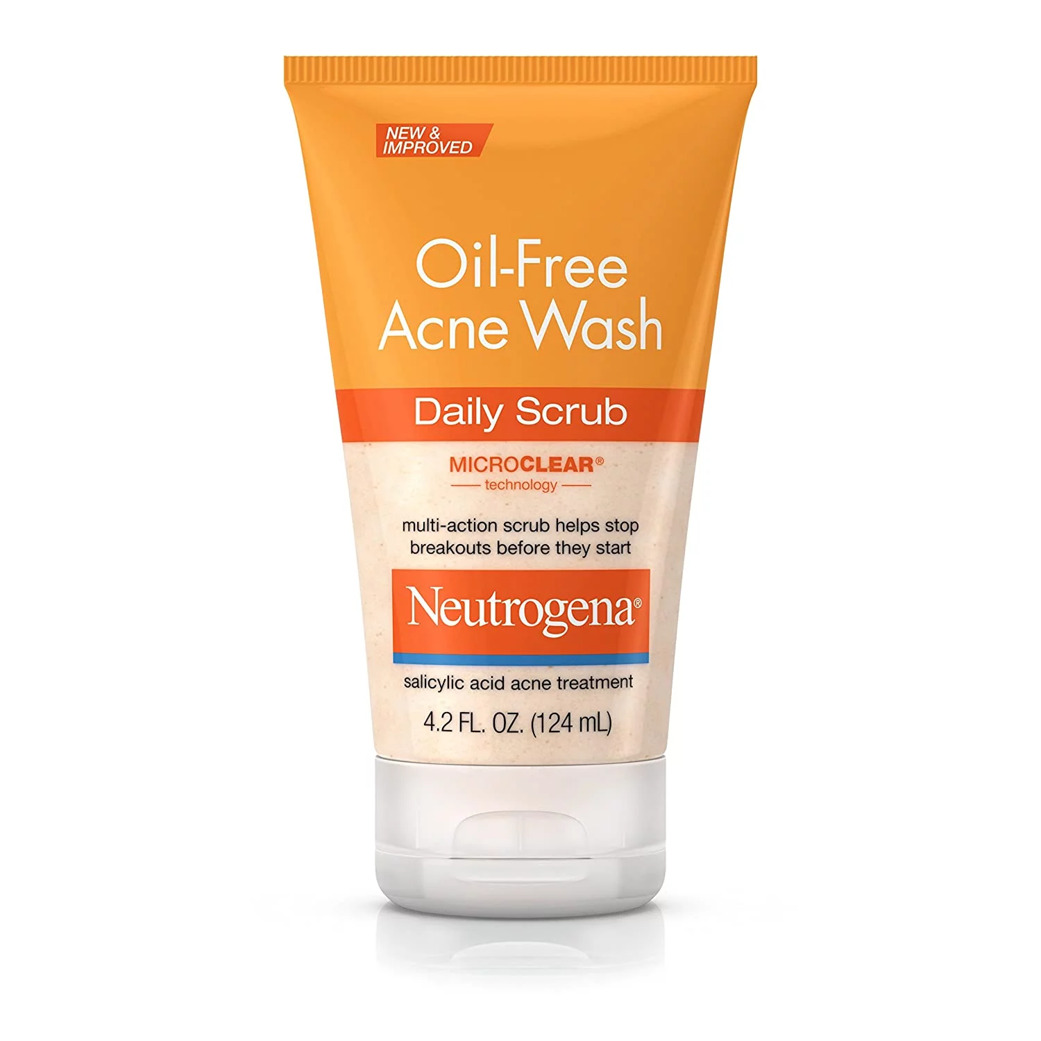 Neutrogena Oil-Free Acne Wash Daily Scrub 4.20 oz (Pack of 6)