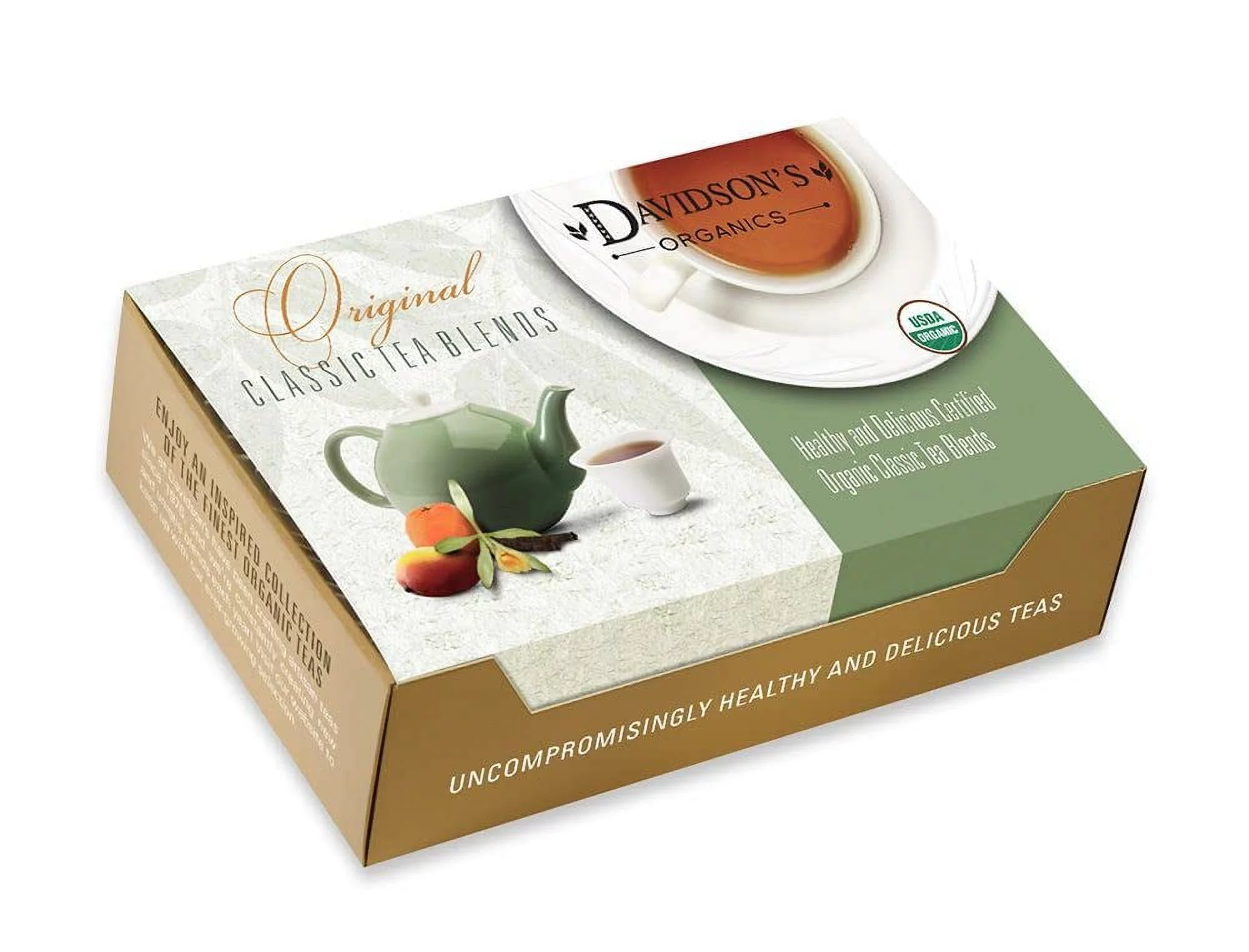 Davidson,S Organics, Spiced Pear, 100-Count Individually Wrapped Tea Bags