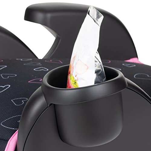 Evenflo GoTime No Back Booster Car Seat, Forward Facing (Static Black)