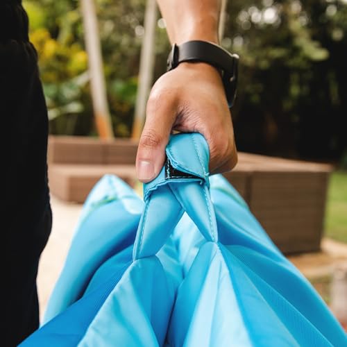 Big Joe Kona Hammock No Inflation Needed Pool Lounger with Headrest, Quick Draining Fabric, 4 feet Big