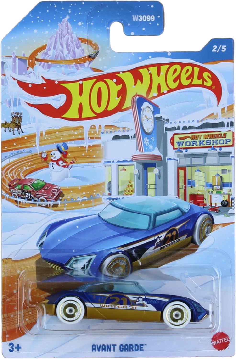 Hot Wheels 2021 Winter Holiday Complete Set of 5 Diecast Vehicles