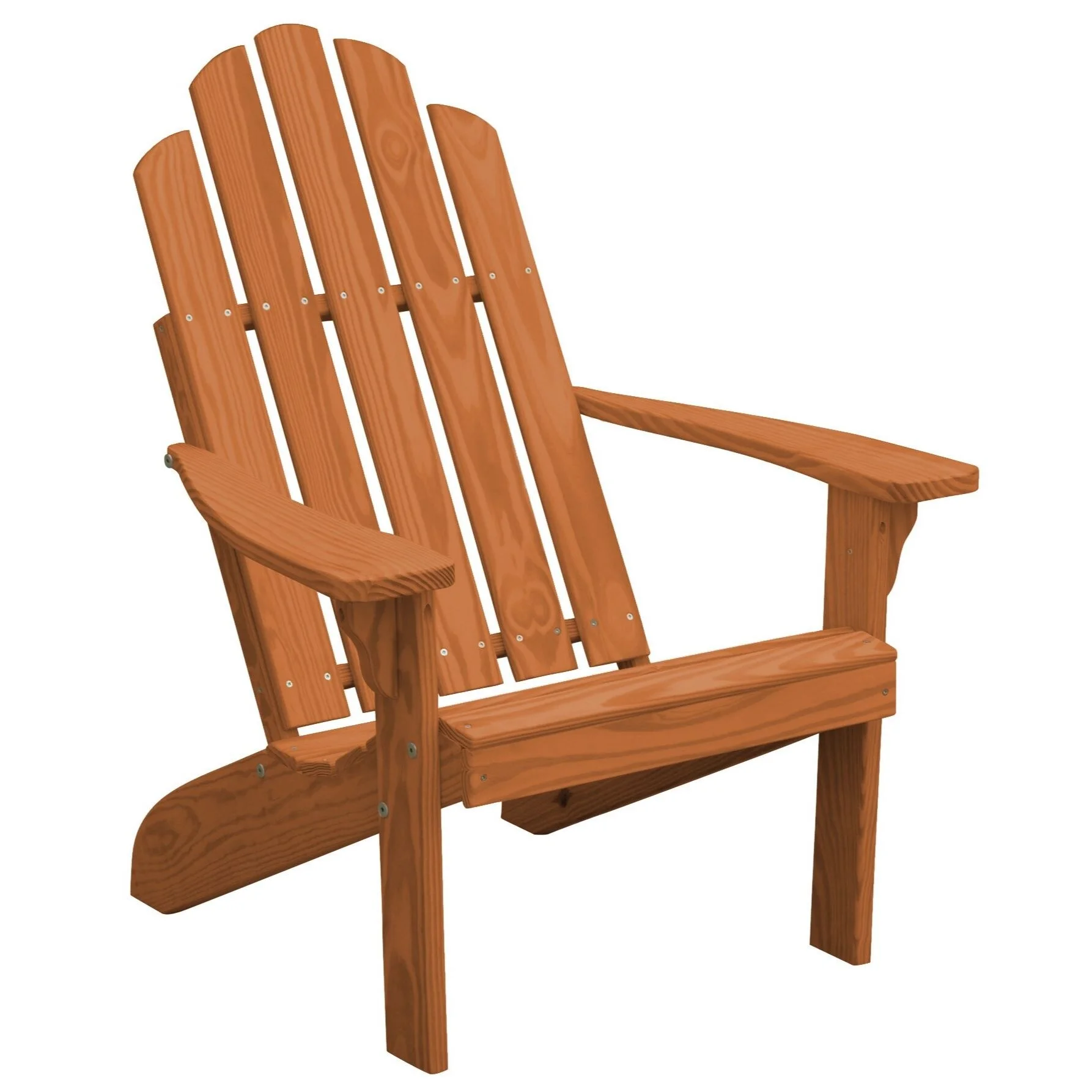 Kunkle Holdings, LLC Pine Kennebunkport Adirondack Chair Cedar Stain