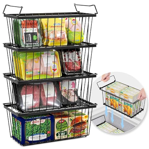 Tafura Freezer Organizer Bins (14