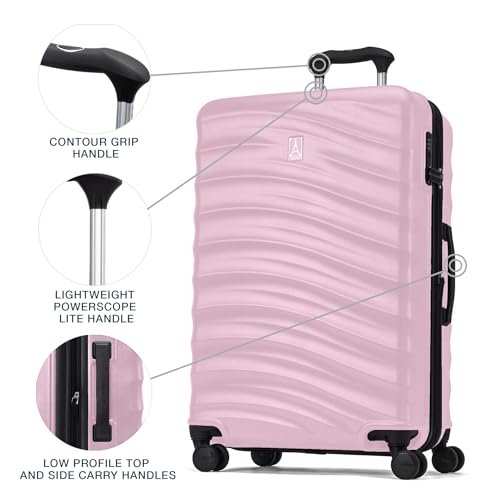 Travelpro Maxlite Air V2 Hardside Expandable Carry on Luggage, 8 Spinner Wheels, Lightweight Hard Shell Suitcase, TSA lock, Black, Carry On 21-Inch