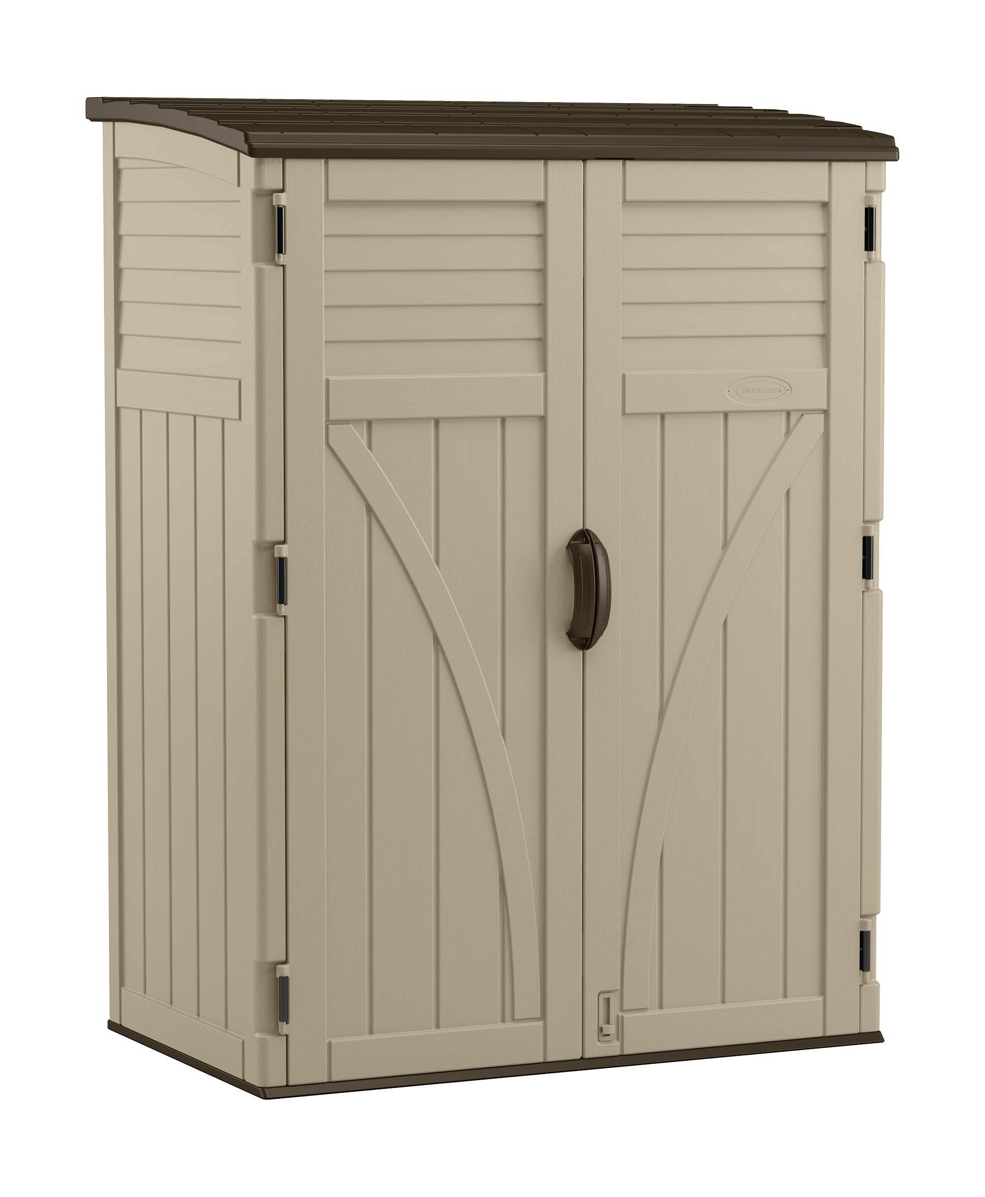 Suncast Corporation 54 Cu. Ft. Vertical Shed BMS5700 - 53x22W x 32-1/2x22D x 69-1/2x22H