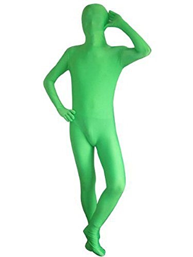 VSVO Full Body Greenman Suit - Lime Green (Alien, Medium)