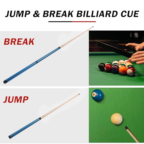 Jump Break Stick Cue, Heavy Hitter Jump Break Cue,2/3 Piece Pool Stick 21~25oz