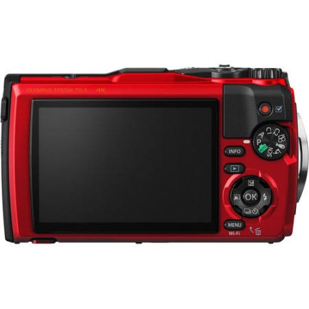 Olympus Tough TG-5 Digital Camera (Red) + Pixi Advanced Accessory Bundle Kit