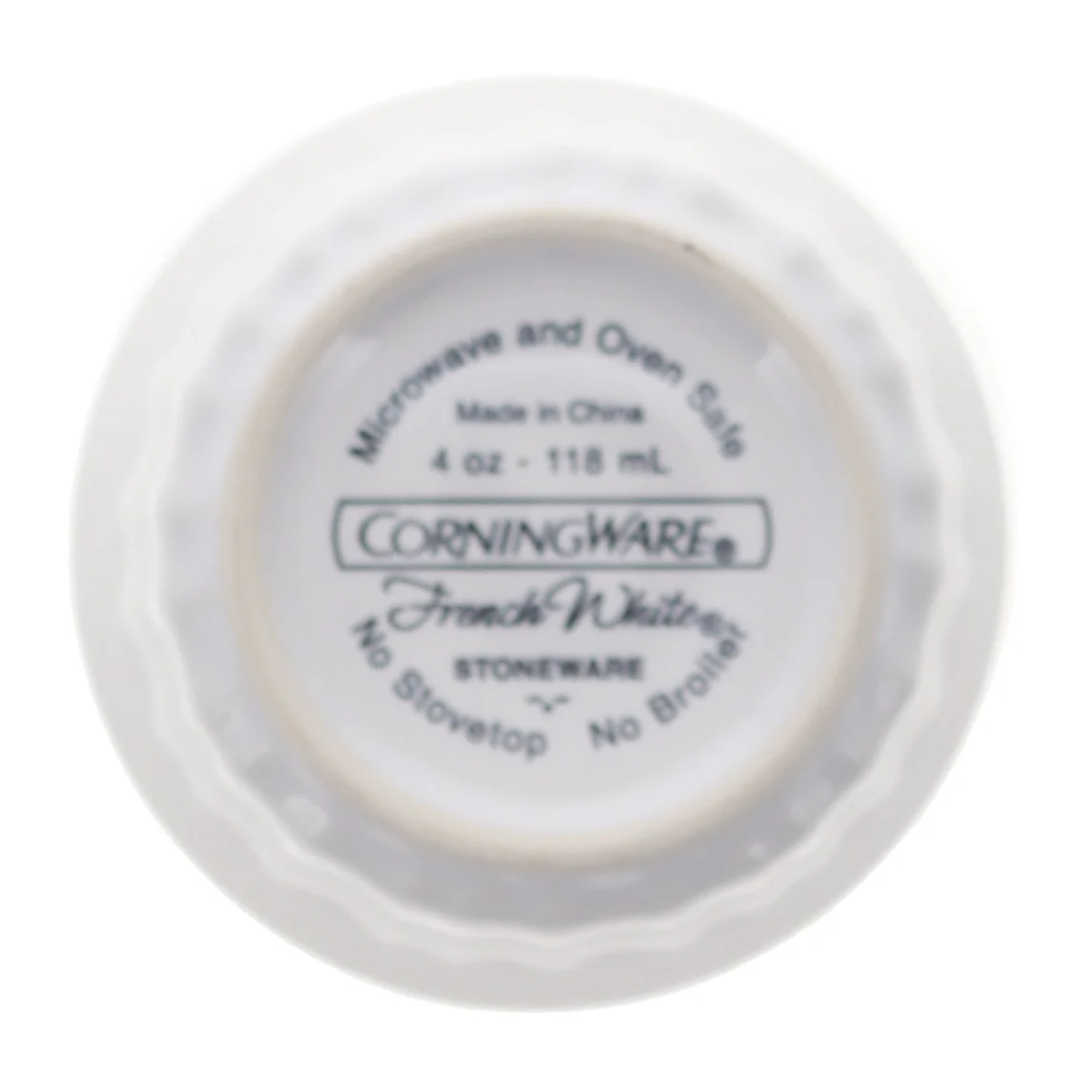 Corningware RS4 4oz/118mL Round French White Ramekins Bowl (2-Pack)