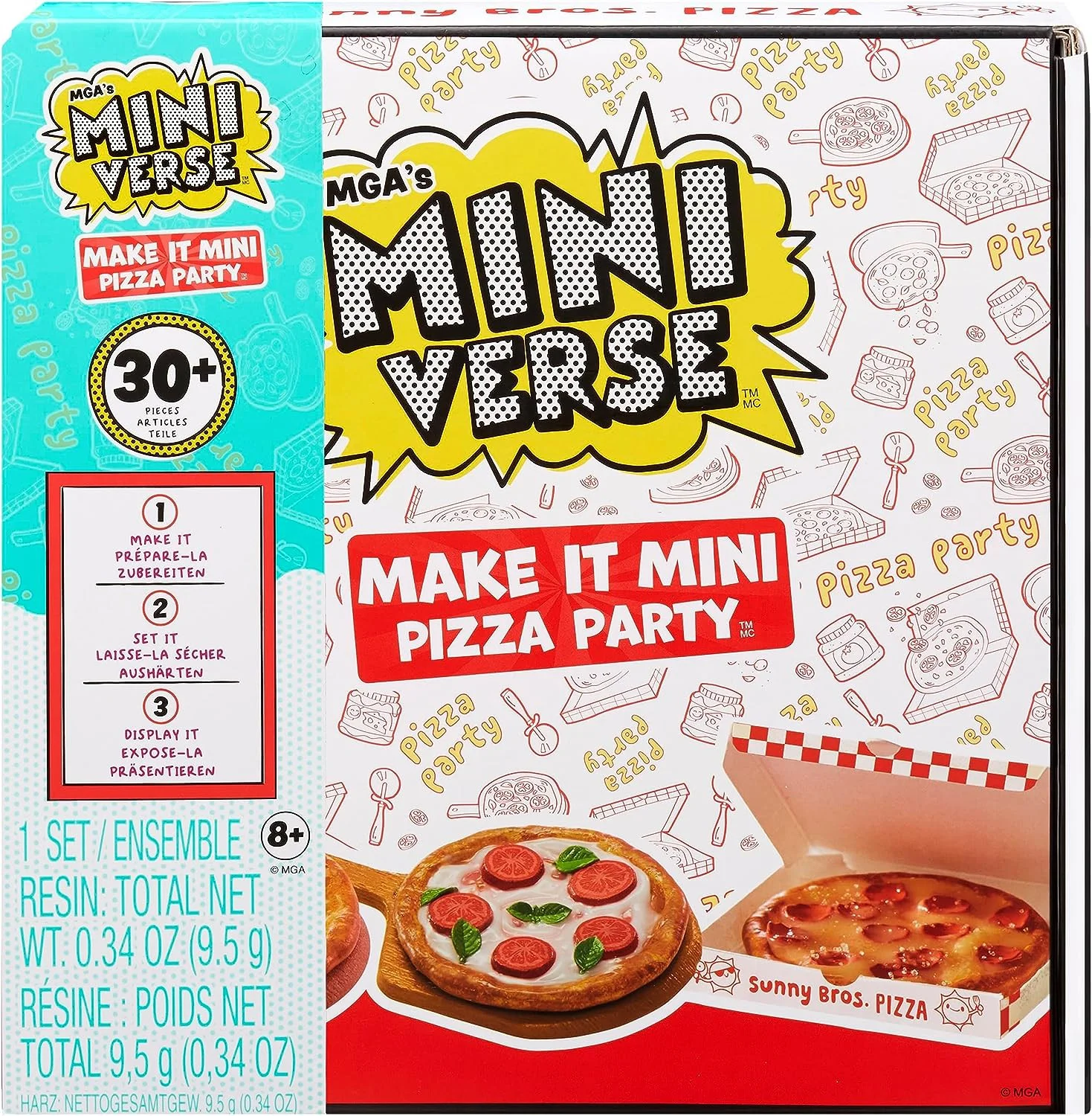 Miniverse Make It Mini Food Pizza Party Playset (NOT EDIBLE!)