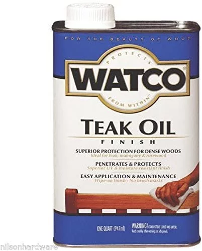 2 Gal Natural Watco VOC Interior/Exterior Wood Furniture Teak Oil Finish 67132