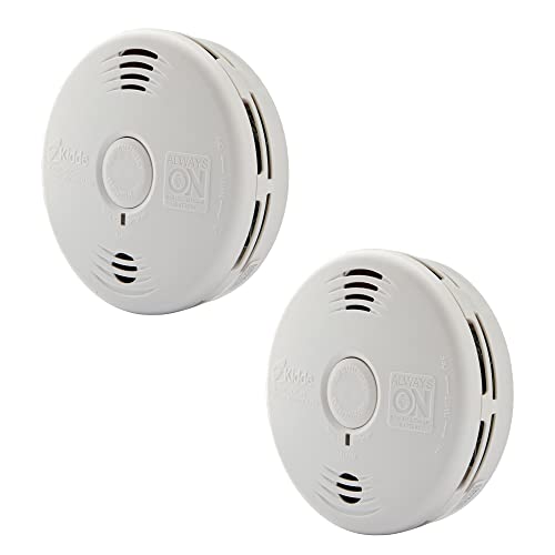 Kidde Smoke Detector & Carbon Monoxide Detector Combo with 10-Year Battery,‎White