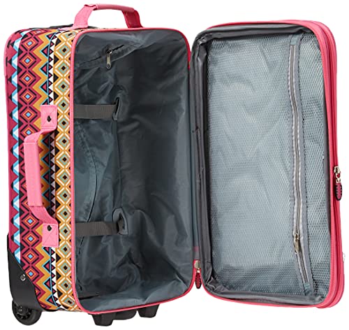 Rockland Fashion Expandable Softside Upright Luggage Set, Charcoal, 2-Piece (14/19)