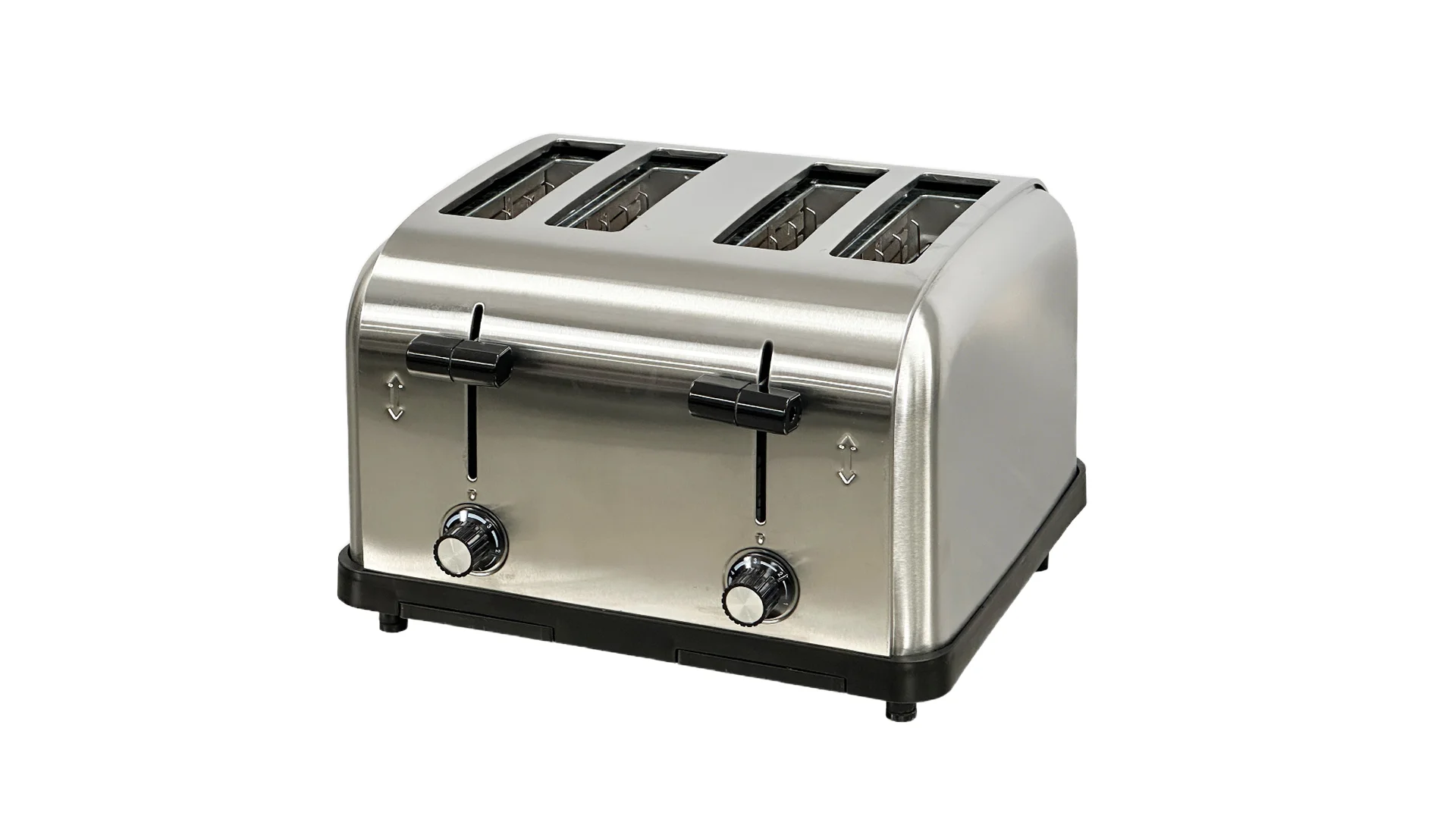 Commercial Manual 4-Slice Toaster, Stainless Steel, New, Good Quality Machine