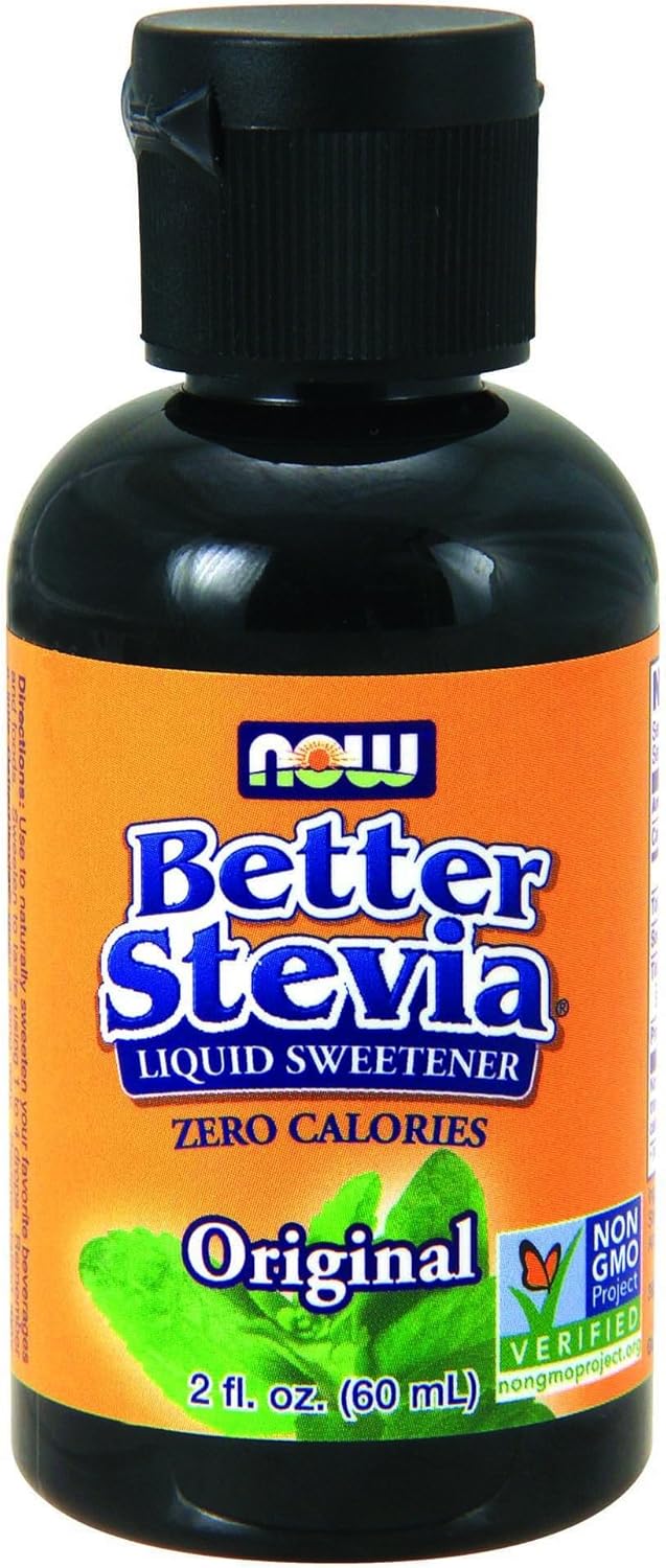 Now Foods, Better Stevia, Zero-Calorie Liquid Sweetener, Original, 2 fl oz (60 ml)