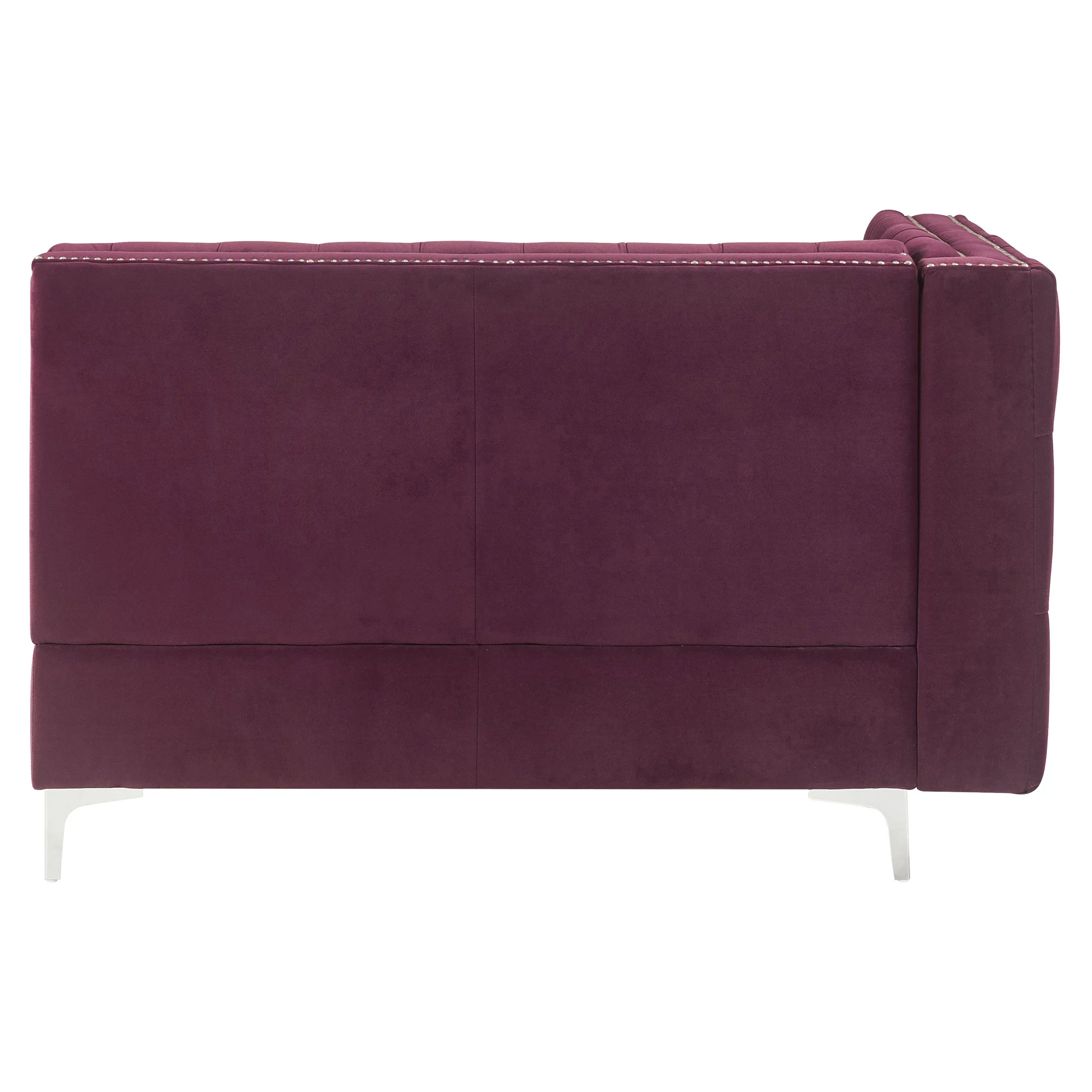 ACME Jaszira Left Facing and Right Facing Arms Modular in Burgundy