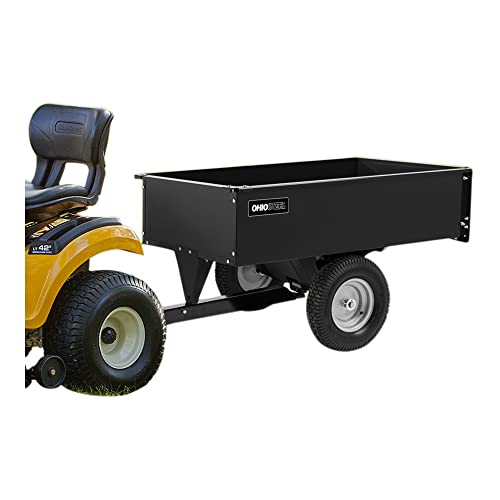 Ohio Steel 3040P-SD Poly Swivel Dump Cart, 10 cu.ft., 600 lb Load Capacity