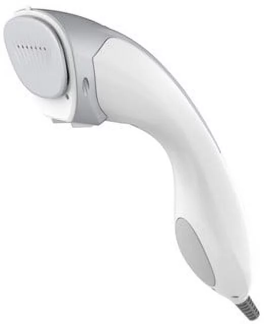 SALAV HS-100 Duopress Hand Held Garment Steamer and Iron with Ceramic-Coated Steam Plate and No-Drip System, 1150 watts, Silver