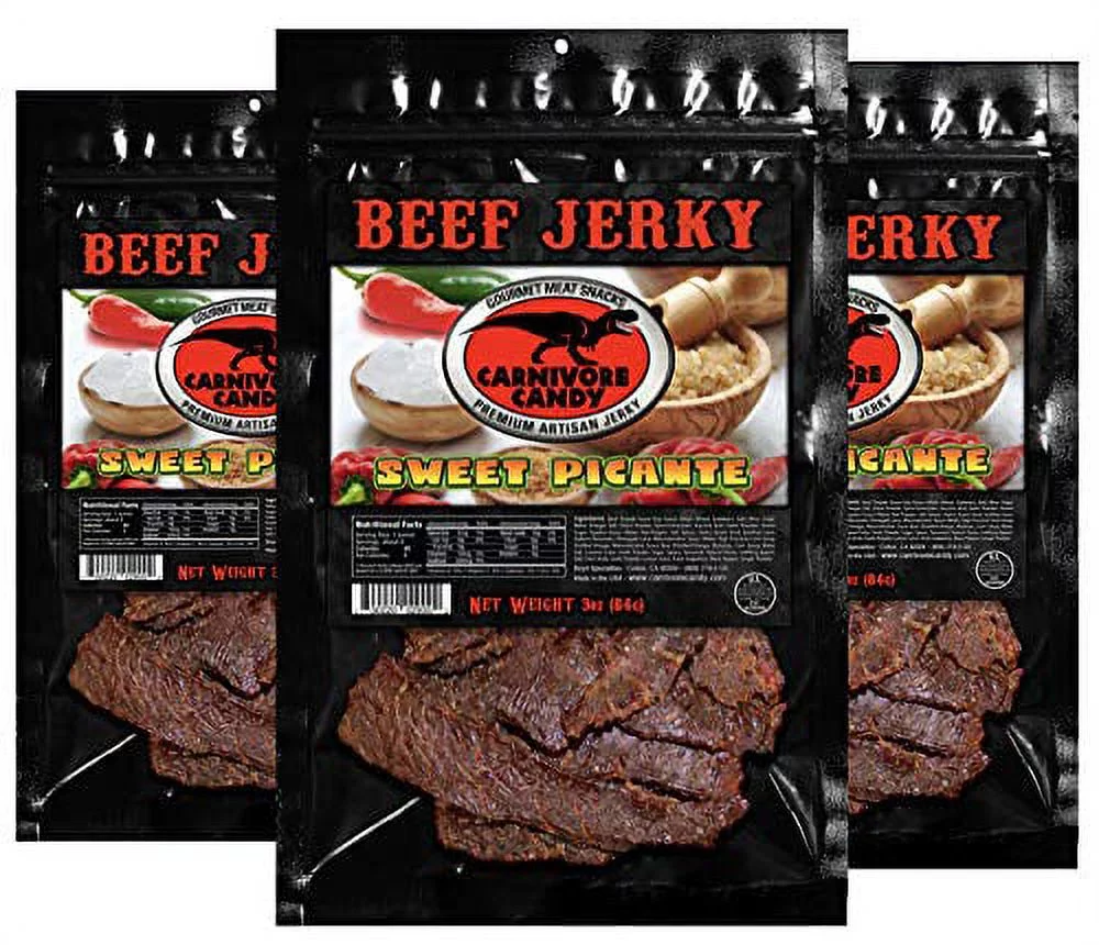 Jerky hree Pack (hree 3Oz Bags) (Swee Picane)