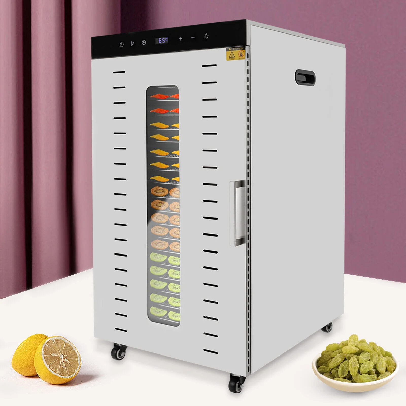 1700W Premium Multi-Tier Meat Beef Jerky Maker Fruit/Vegetable Dryer W/Trays