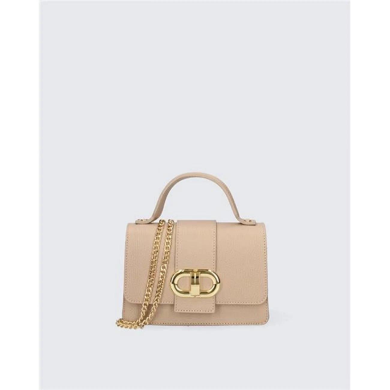 Italian Artisan  Italian Artisan Handcrafted Mini Dollaro Leather Handbag Made In Italy