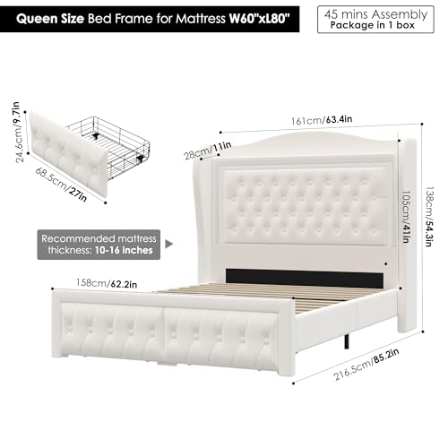 Queen Bed Frame 55