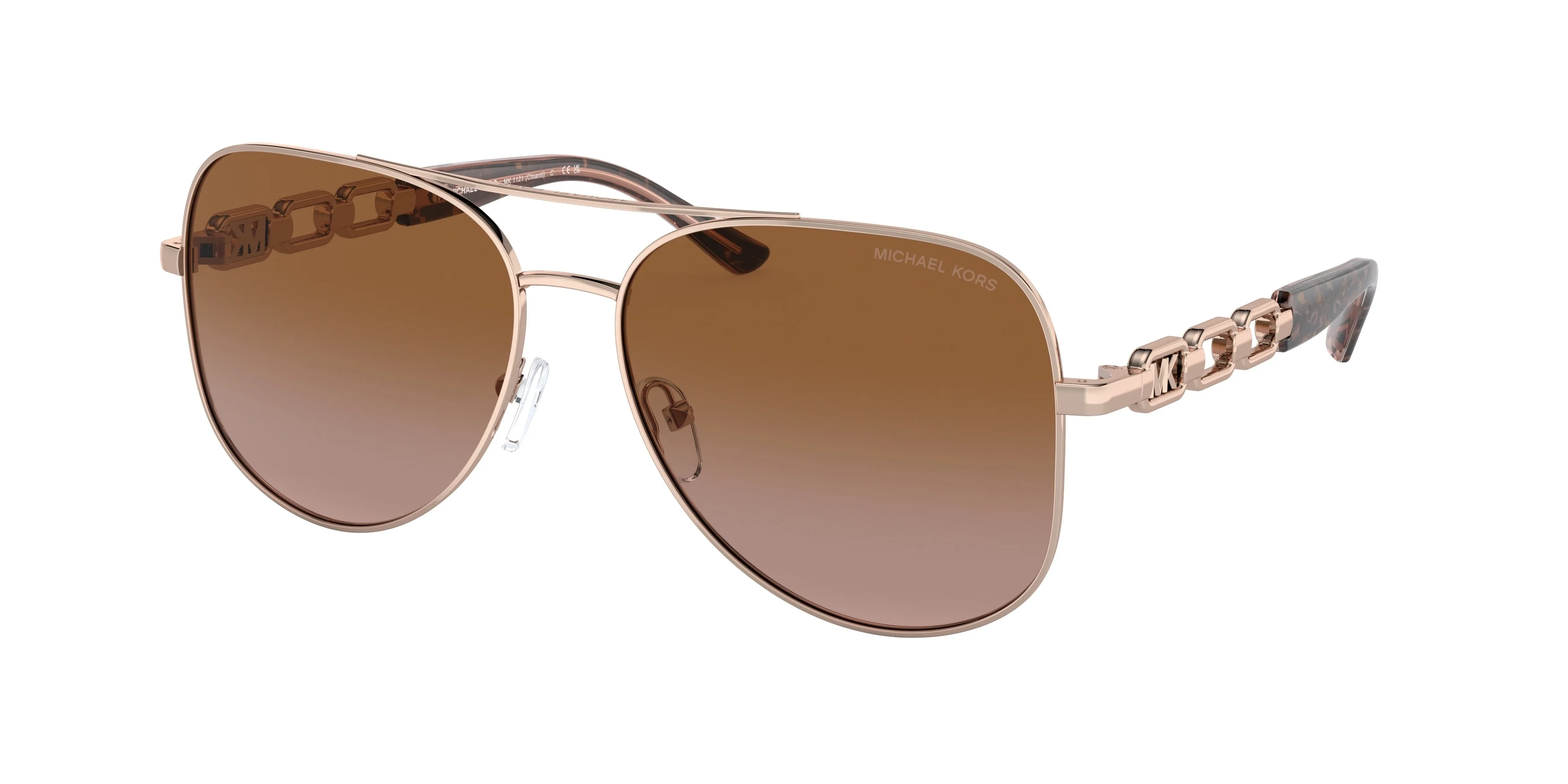 Sunglasses Michael Kors MK 1121 110813 Chianti Rose Gold Brown Pink G