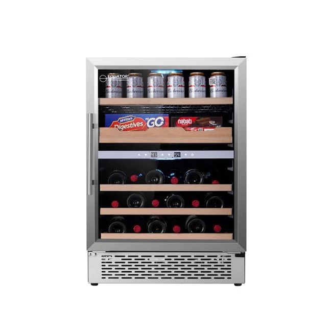 Equator Advanced Appliances  Equator 2-Zone Luxury Gourmet Center cans+wine bottles+fine foods FS & Builtin