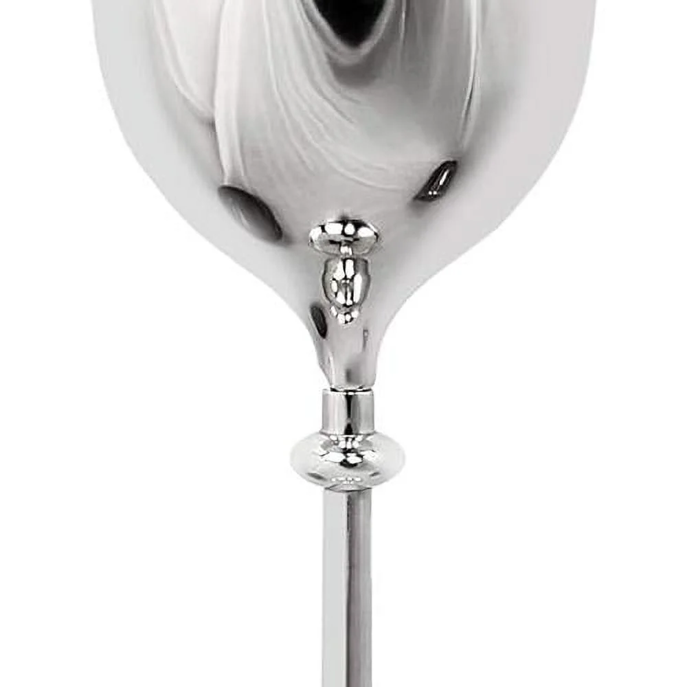 Large Champagne Glass Premium Aluminum Standing Plated Wine Chiller | Wine Coolers & Cellar With Ice Bucket | Kitchen & Bar Wares |