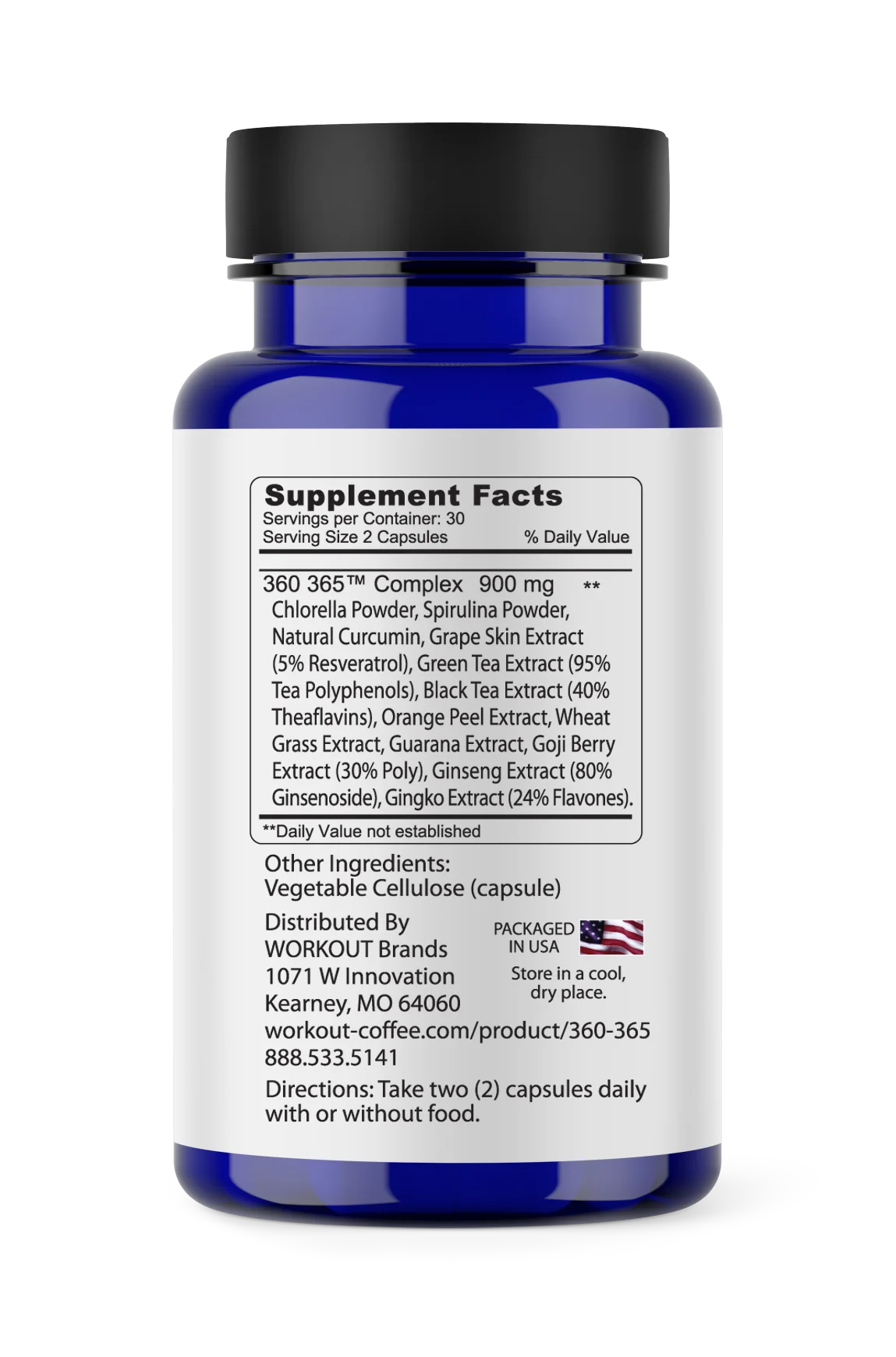 360 365™ Age Restore†, Inflammatory Health†, Plant-Based, Preventative and Therapeutic Benefits†, Scientifically Studied Ingredients, Non-GMO, Vegan, Gluten Free